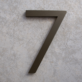 modern house number seven 7